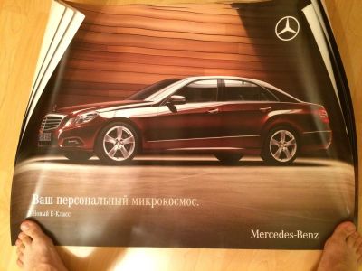 Лот: 4569664. Фото: 1. плакат (постер) mercedes-benz. Произведения