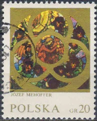 Лот: 25646091. Фото: 1. 1971. Польша. Витражи. н.с... Марки