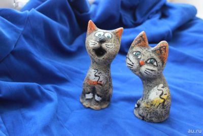 Лот: 9097485. Фото: 1. кот и кошка сувенир, статуэтка. Фигурки, статуэтки