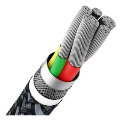 Лот: 25633533. Фото: 1. Кабель LYAMBDA USB MFI Type-A... Дата-кабели, переходники