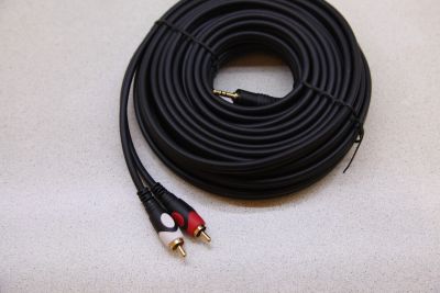 Лот: 12650041. Фото: 1. Кабель аудио 3.5мм AUX (Mini Jack... Шнуры, кабели, разъёмы