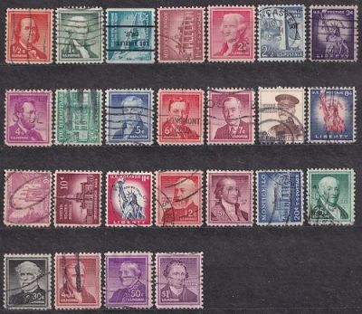 Лот: 25850616. Фото: 1. США 1954-68_011. Марки