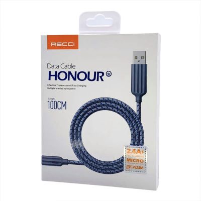 Лот: 22147531. Фото: 1. Кабель RECCI micro USB RTC-N23M... Дата-кабели, переходники