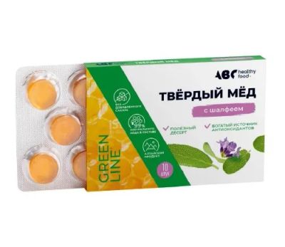 Лот: 23988152. Фото: 1. АВС хэлси фуд твердый мед шалфей... Другое (медицина)