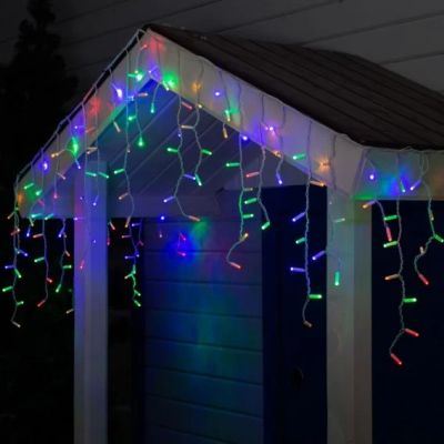 Лот: 18208372. Фото: 1. Уличная гирлянда "Бахрома" 200LED... Гирлянды, шарики, новогодние аксессуары