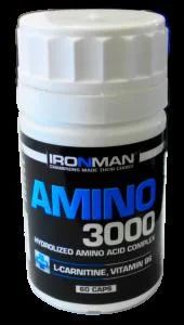Лот: 6157504. Фото: 1. Аминокислоты Ironman Amino 3000... Спортивное питание, витамины