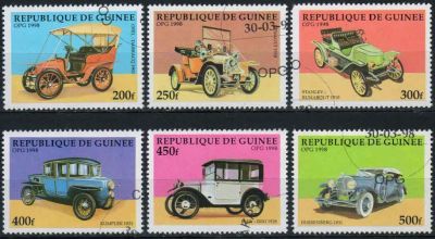 Лот: 18447199. Фото: 1. 1998. Гвинея. Антикварные Автомобили... Марки