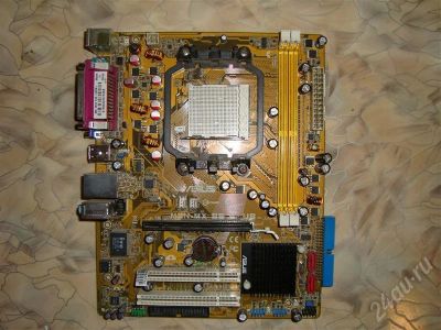 Лот: 684383. Фото: 1. Asus M2N-MX SE PLUS AM2. Материнские платы