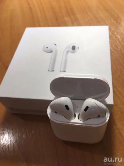 Лот: 13662681. Фото: 1. Оригинал AirPods. Наушники, гарнитуры