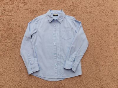 Лот: 19505192. Фото: 1. Рубашка хлопковая с длинным рукавом... Рубашки, блузки, водолазки