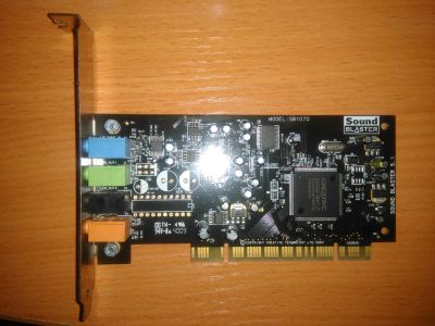 Лот: 14765802. Фото: 1. Звуковая карта sound blaster sb1070. Звуковые карты
