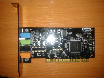 Лот: 14765802. Фото: 1. Звуковая карта sound blaster sb1070. Звуковые карты