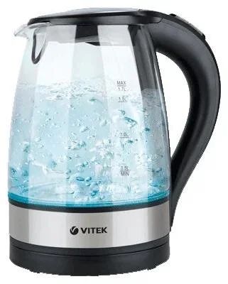 Лот: 10866419. Фото: 1. Чайник электрический Vitek VT-7008... Чайники, кофемашины, кулеры