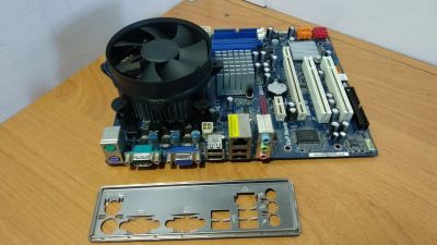 Лот: 17682342. Фото: 1. Материнская плата ASRock G41M-GS3. Материнские платы