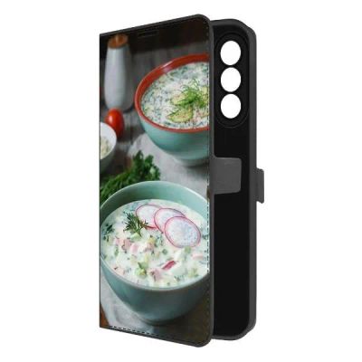 Лот: 25542085. Фото: 1. Чехол Krutoff Eco Book "Окрошка... Чехлы, бамперы