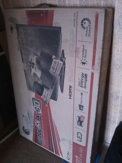 Лот: 4525487. Фото: 1. Телевизор LG 42LM580T. Телевизоры