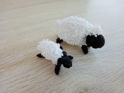 Лот: 24791324. Фото: 1. Изделия вязаные овечки игрушки. Готовые изделия
