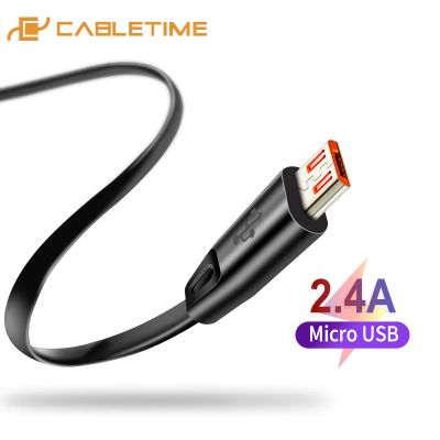 Лот: 16455520. Фото: 1. Cabletime Micro USB 2.0 2.4A... Дата-кабели, переходники