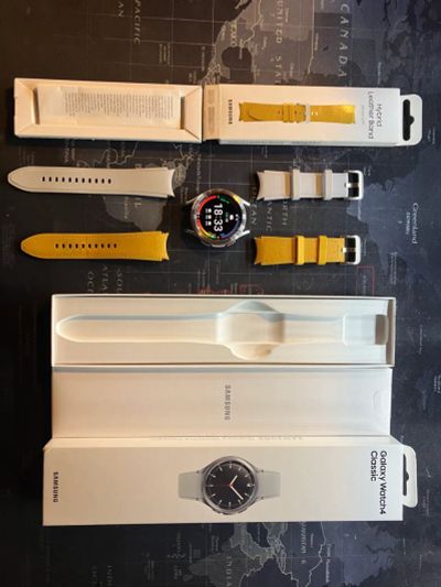 Лот: 19433367. Фото: 1. Samsung Galaxy Watch 4 46mm. Смарт-часы, фитнес-браслеты, аксессуары