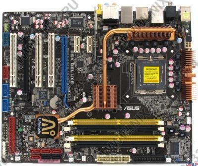 Лот: 110599. Фото: 1. asus p5k deluxe неисправна продам... Материнские платы