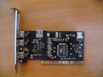 Лот: 82024. Фото: 1. Контроллер PCI => 3xIEEE1394 Fireware... Платы расширения, контроллеры, доп. порты