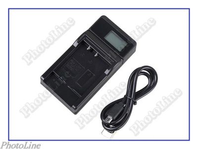 Лот: 15166686. Фото: 1. Зарядное устройство USB с LCD... Аккумуляторы, зарядные
