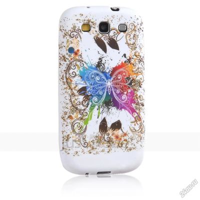 Лот: 5706614. Фото: 1. Чехол Бабочка силиконовый Samsung... Чехлы, бамперы