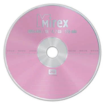 Лот: 6088619. Фото: 1. Диск Dvd+rw Mirex 4.7Gb 4x Cake... CD, DVD, BluRay