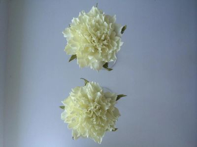 Лот: 4370502. Фото: 1. Пиончики-резиночки по 9см. Цветы из ткани