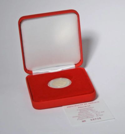 Лот: 6325787. Фото: 1. Монако 2 евро 2011 B.U. свадьба... Европа