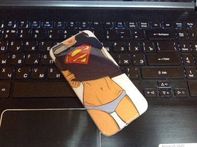 Лот: 4675394. Фото: 1. Чехол на iPhone 5/5s "Superman... Чехлы, бамперы