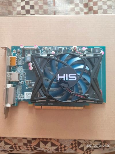Лот: 17280432. Фото: 1. Видеокарта HIS hd7750 1Gb. Видеокарты