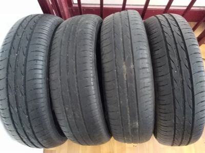 Лот: 12830104. Фото: 1. Шины б\у dunlop 4 шт(165\70 R14... Шины