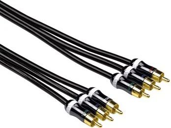 Лот: 7570688. Фото: 1. Кабель Hama YUV 3xRCA тюльпан... Шлейфы, кабели, переходники