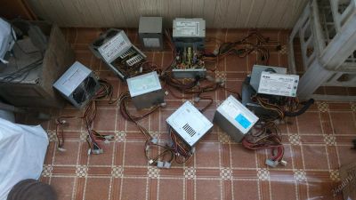 Лот: 5930072. Фото: 1. Блоки питания неисправные 8шт... Корпуса, блоки питания