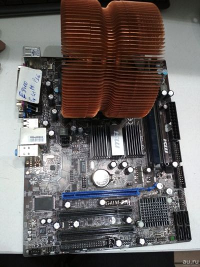 Лот: 16015007. Фото: 1. Материнская плата msi g41m p26... Материнские платы