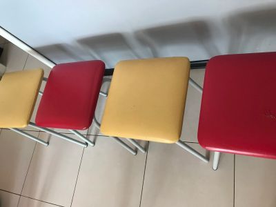 Лот: 11768413. Фото: 1. Табуретки мягкие комплект (4 шт... Столы, стулья, обеденные группы