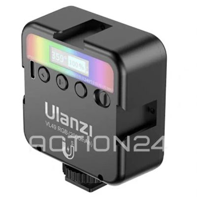 Лот: 21727581. Фото: 1. Осветитель Ulanzi VL49 RGB Mini... Вспышки, осветители, рассеиватели