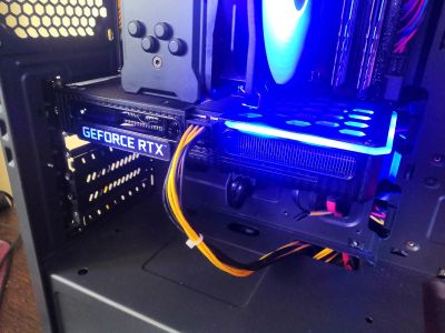Лот: 19927171. Фото: 1. RTX 3060Ti на гарантии ДНС ( почти... Видеокарты