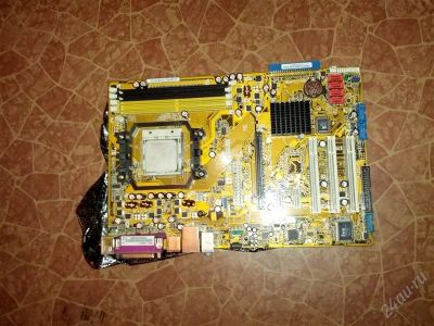 Лот: 2301975. Фото: 1. AMD Athlon 64x2 4200++ Материнка... Материнские платы