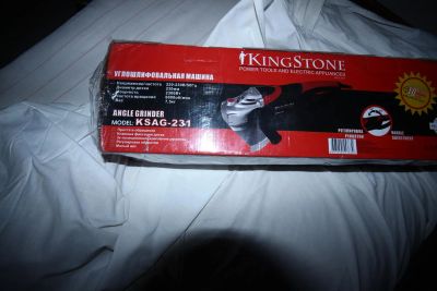 Лот: 8499127. Фото: 1. Угловая шлифмашина KingStone KSAG-231... Электроинструмент