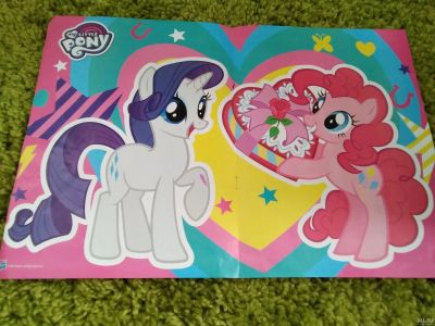 Лот: 17118293. Фото: 1. Постер my little pony дуо. Детские