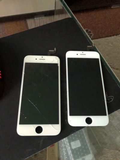 Лот: 12780302. Фото: 1. Дисплей iphone 6s белый. Дисплеи, дисплейные модули, тачскрины