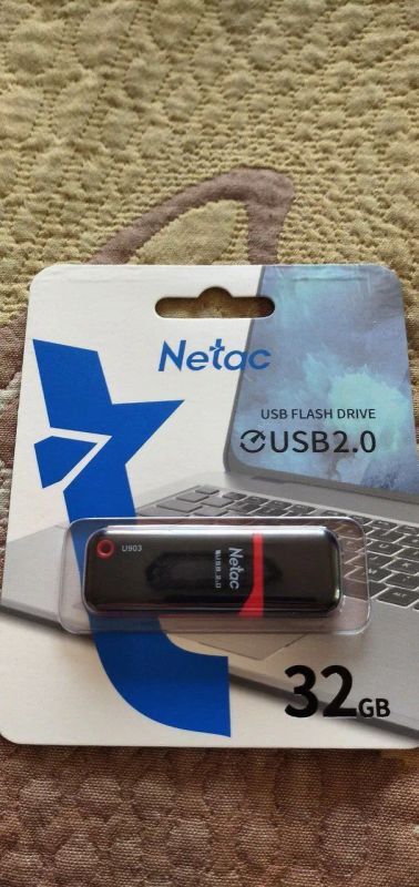 Лот: 20510525. Фото: 1. USB (30мб/с) Flash 32 ГБ Netac... USB-флеш карты