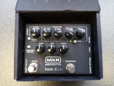 Лот: 15430143. Фото: 1. Dunlop MXR bass d.i.+ M80 - басовый... Гитарные эффекты и комбоусилители