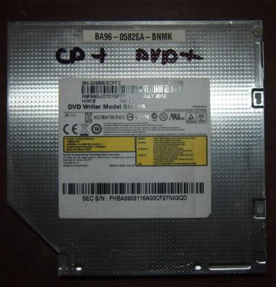 Лот: 8337551. Фото: 1. DVD-RW привод для ноутбука Samsung... Приводы CD, DVD, BR, FDD