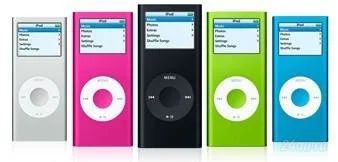 Лот: 1197584. Фото: 1. iPod nano Blue 4Gb (2-го поколения... Плееры