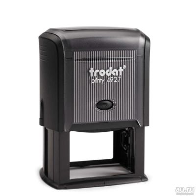 Лот: 14020361. Фото: 1. Trodat 4927 (60х40 мм) цвет черный... Печати, штампы, оснастки