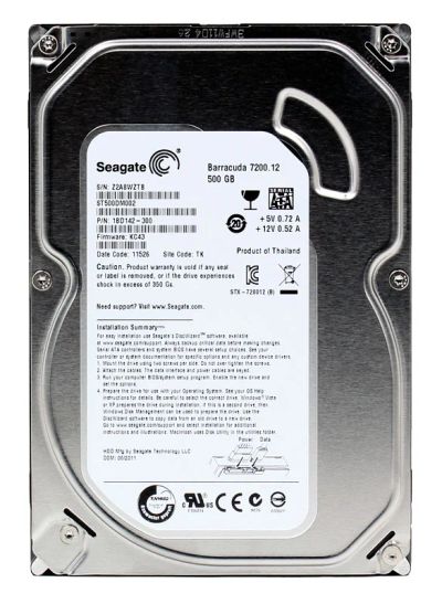 Лот: 7409349. Фото: 1. 500ГБ Жесткий диск Seagate ST500DM002... Жёсткие диски (HDD)