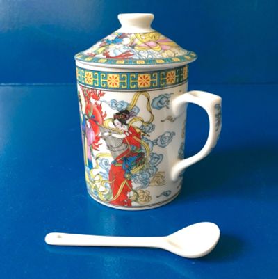 Лот: 4011576. Фото: 1. 🍵 Кружка заварочная 350 мл с... Кружки, стаканы, бокалы